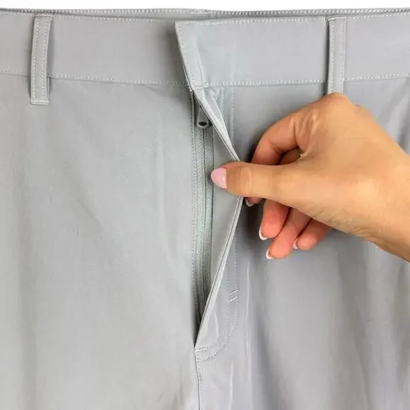 Fabletics 31x30 The Only Pant Gray Lightweight Pull On Mid Rise Pants 5 Pocket - Picture 7 of 11